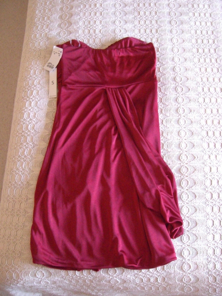Damenbekleidung Damenkleidung Kleid, rot Gr. S bzw. ca. Gr. 36, neu, nicht getragen