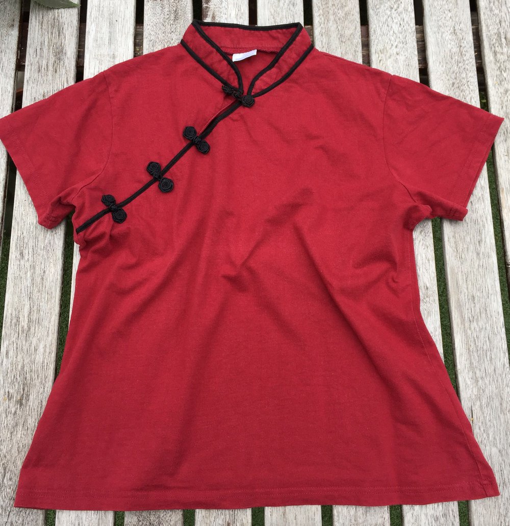 Asia Shirt weinrot Gr. M