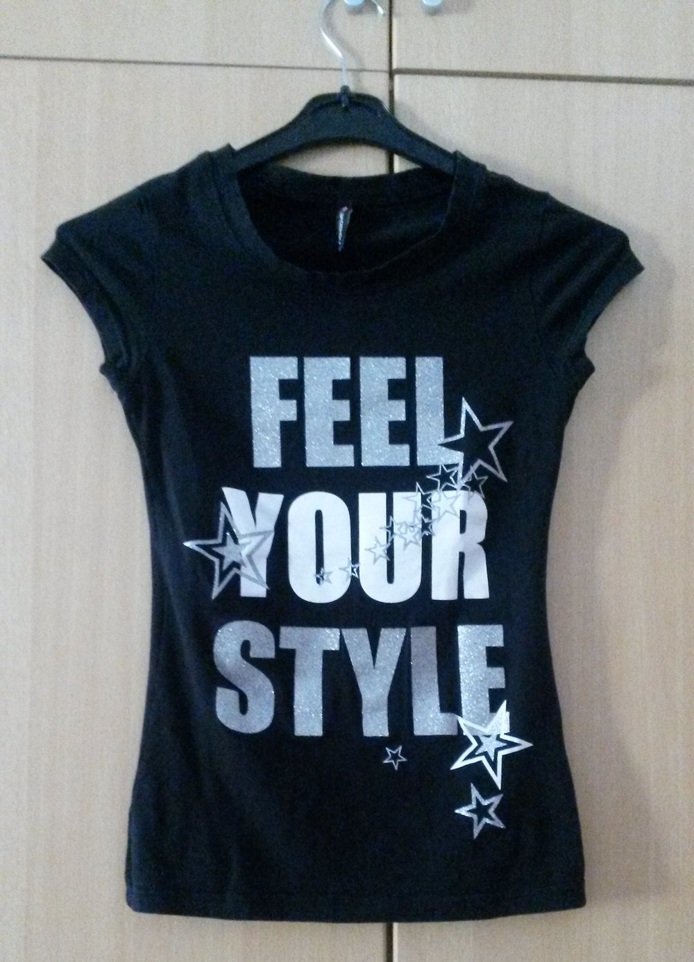 Schwarzes T-Shirt Gr. XS