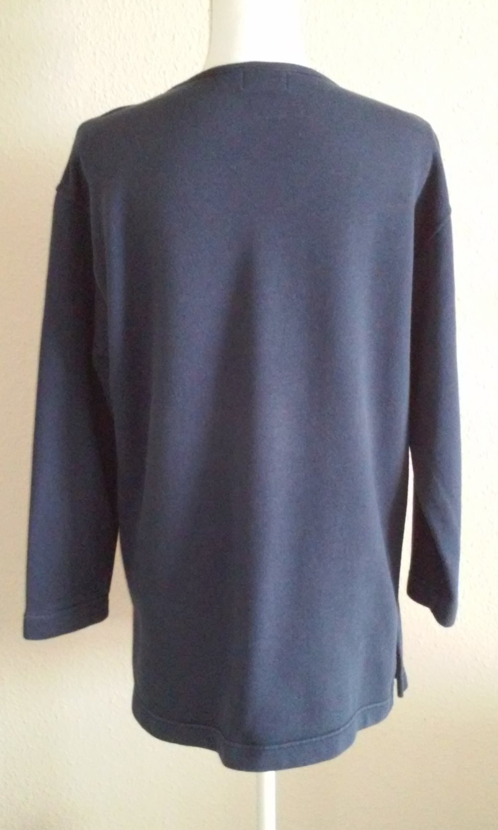 Sweatshirt Langarm Shirt Rundhals Pulli angeraut Freizeit Sport Basic Oberteil Jeanswear ER SIE