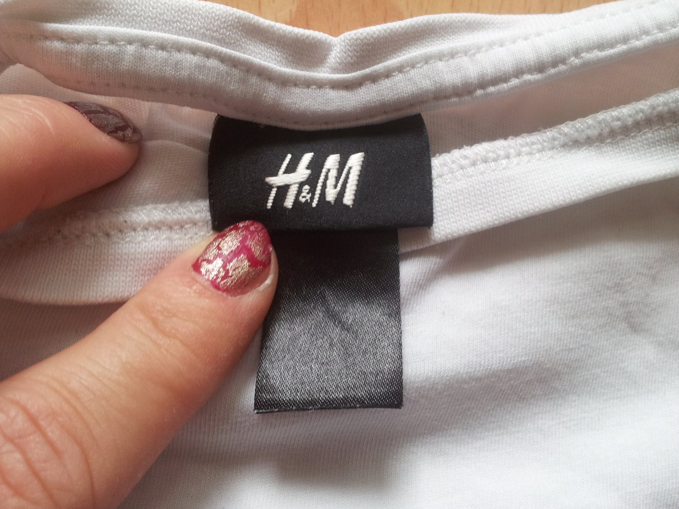  Shirt weiß H&M Gr. 86/92