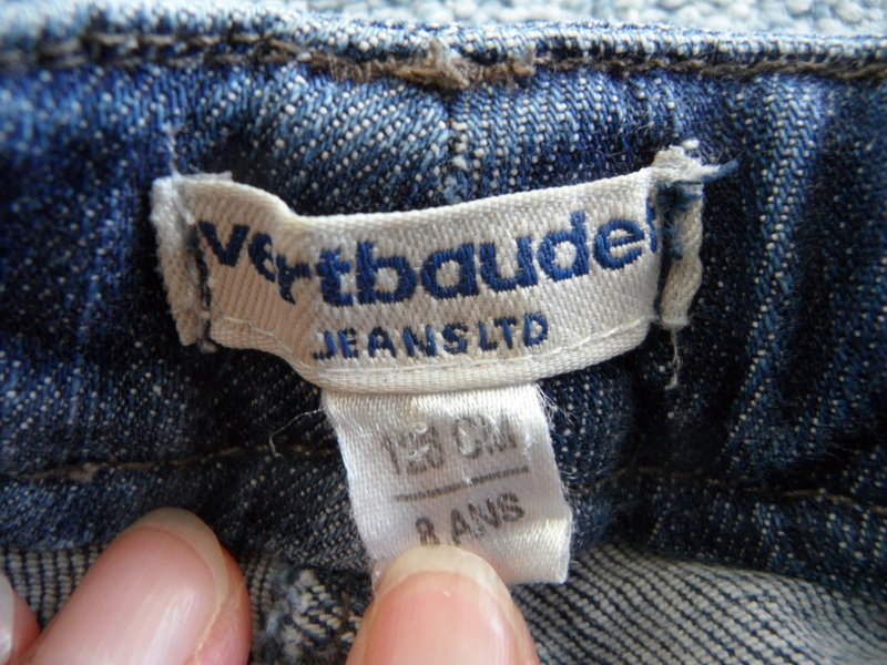 Vertbaudet Schleifen Jeans Gr. 122/128