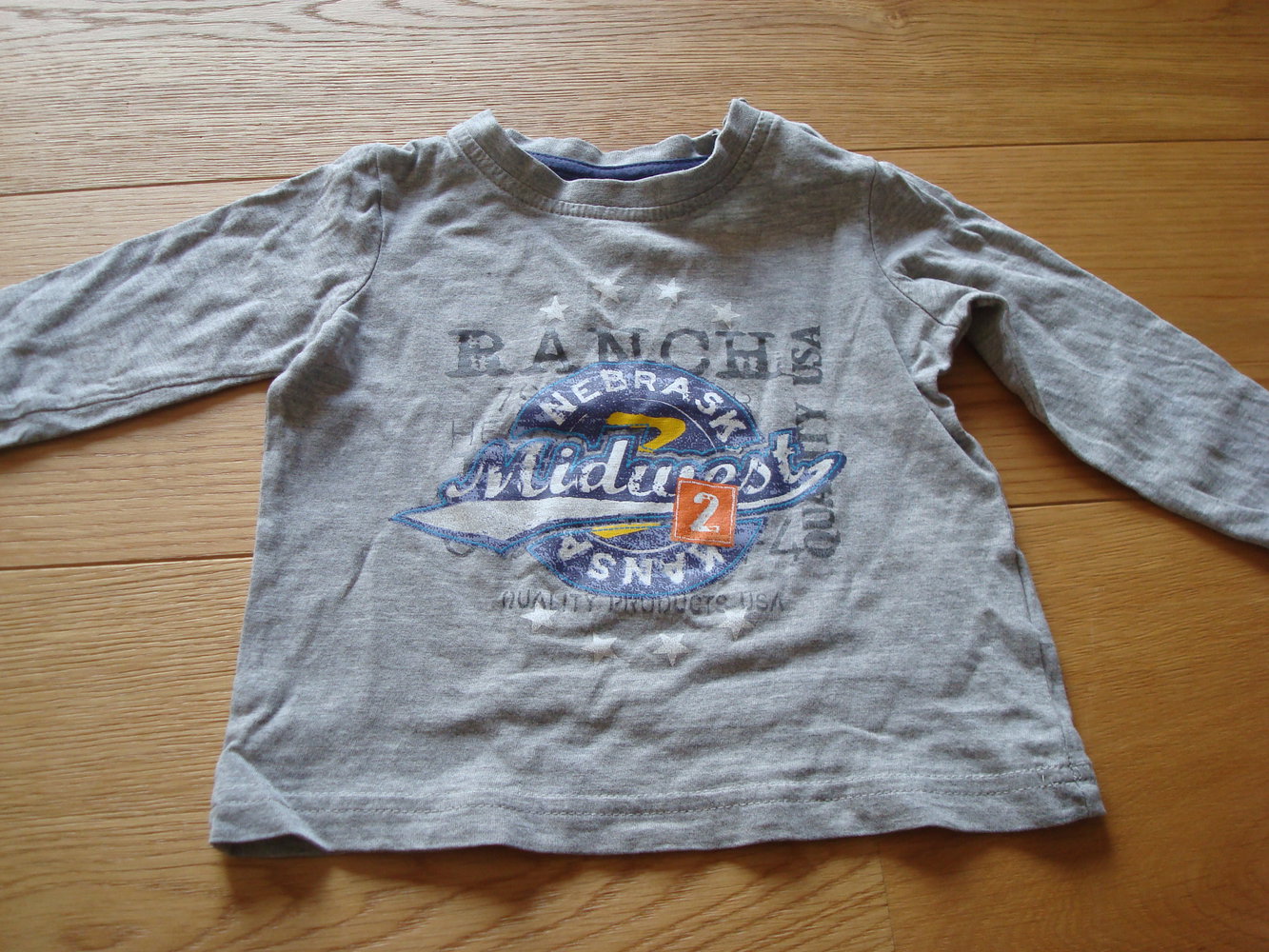 2 Shirts, Langarmshirts für Junge Gr. 74