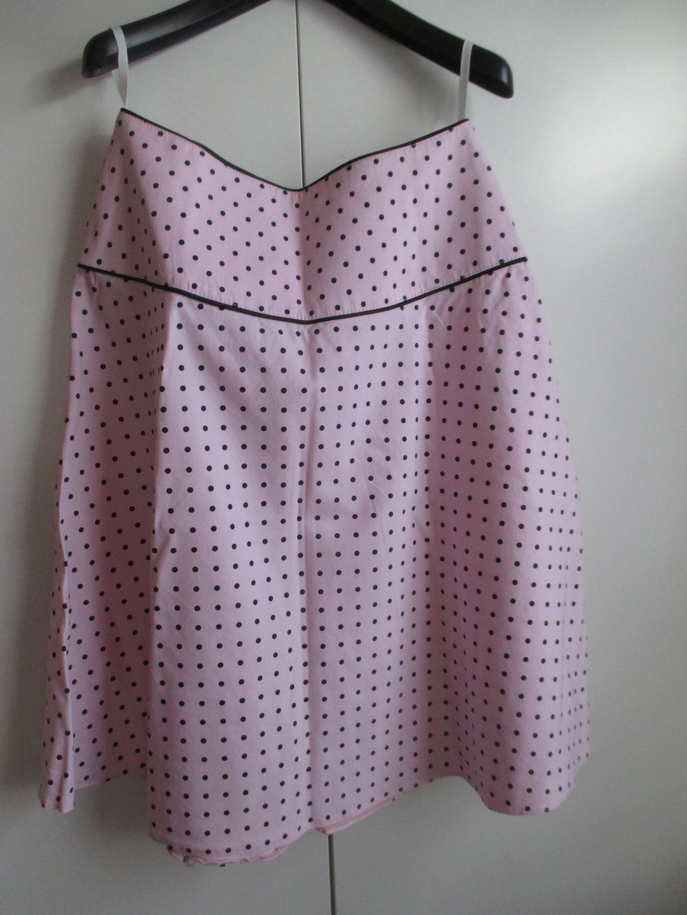 Apart; zuckersüßer Polka Dost Rock, A - Linie, Gr. 38, Rockabilly, rosa - schwarz