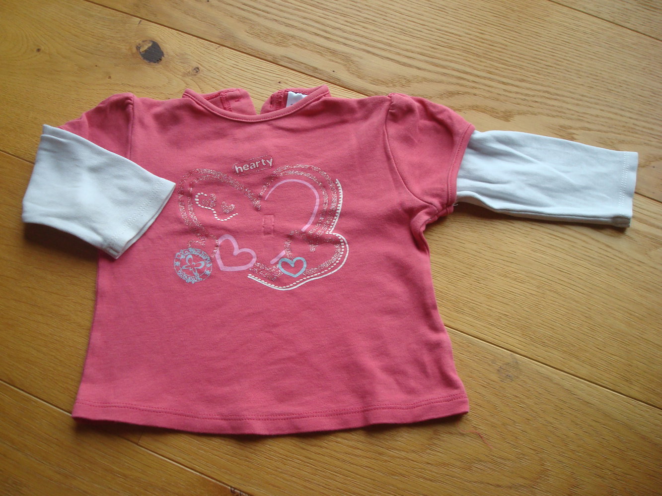 Langarmshirt, Shirt mit süßem Aufdruck Gr. 80