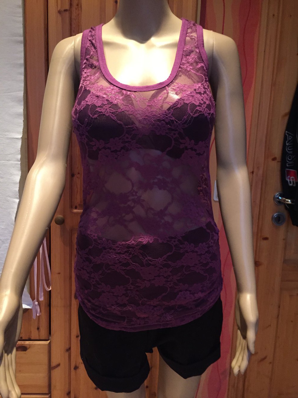 Spitzentop lila Gr. S Tally Weijl