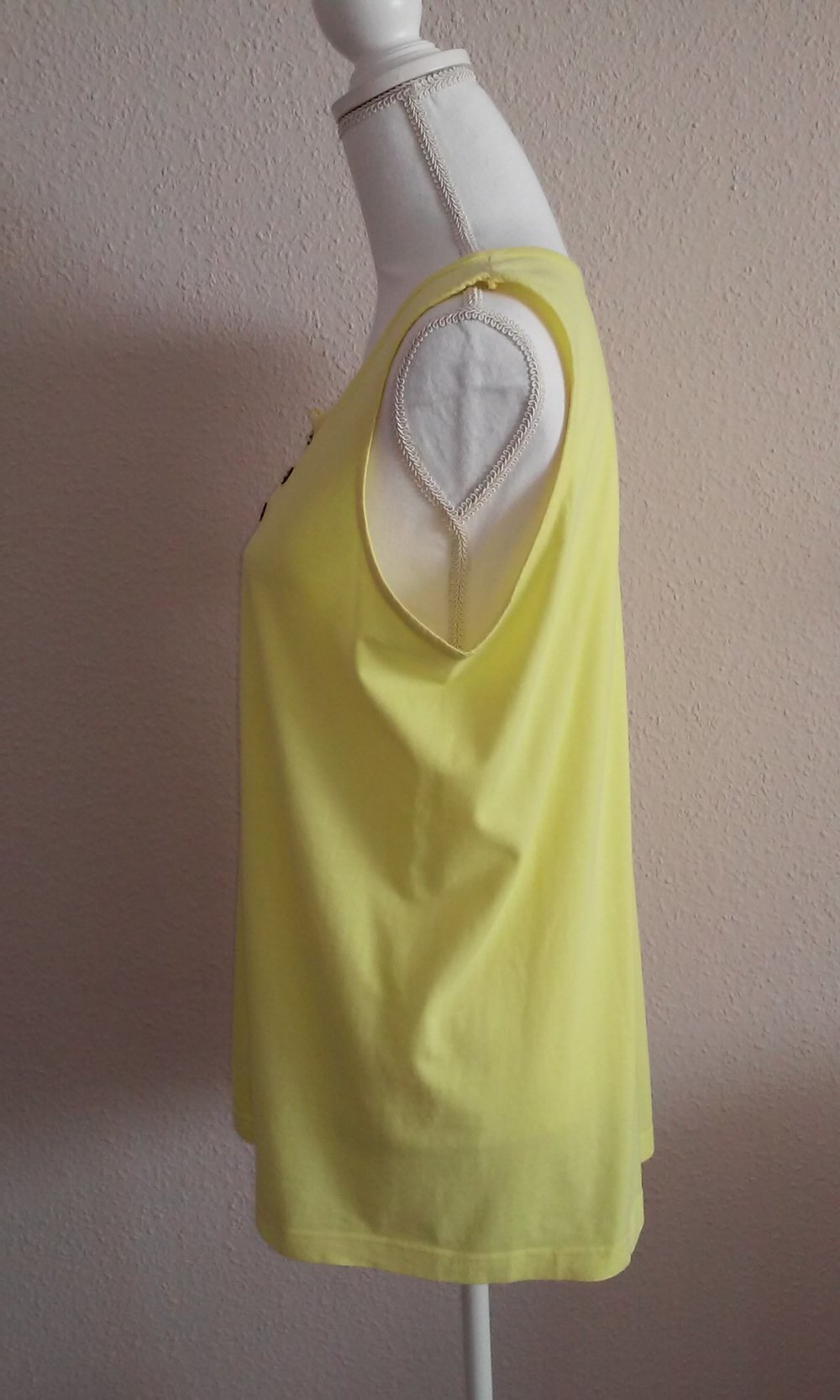 Neu! klassisches Trägershirt Tanktop Shirt Top gelb sweet valley