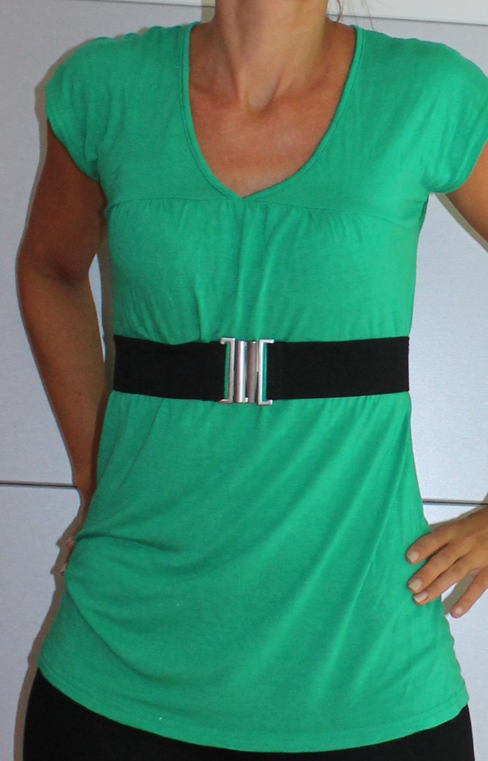 schönes Oberteil / t-shirt / babydoll in grün