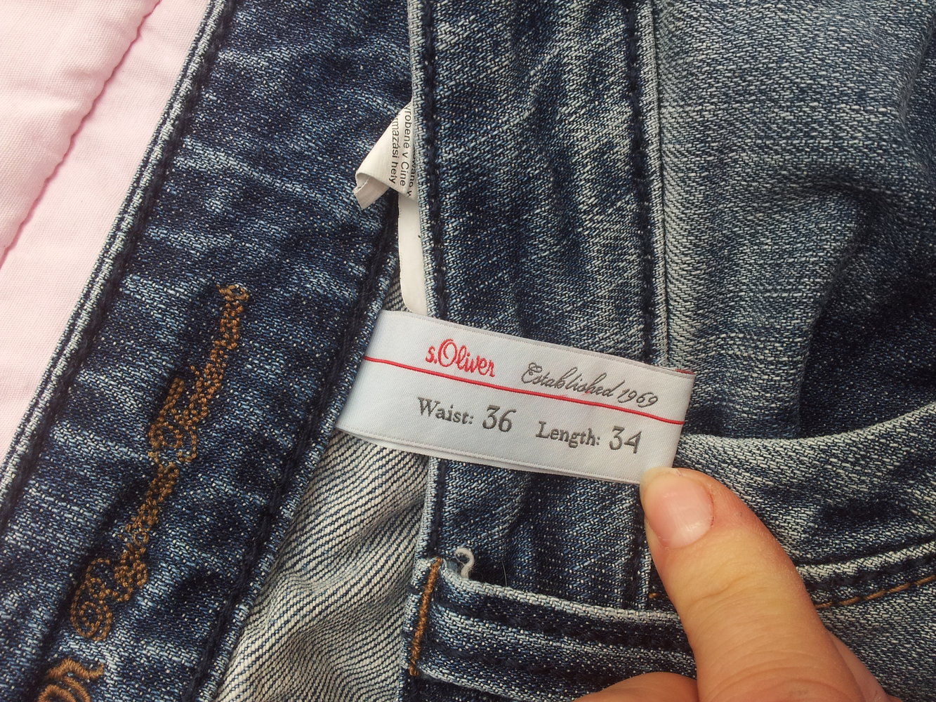  Jeans blau S.Oliver Gr. 42 W36/L34