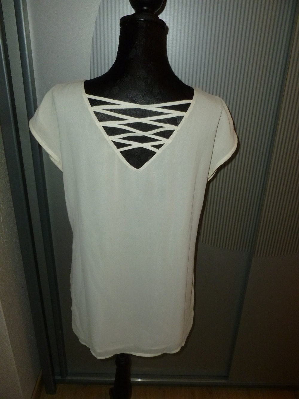 T-Shirt Bluse weiß Promod