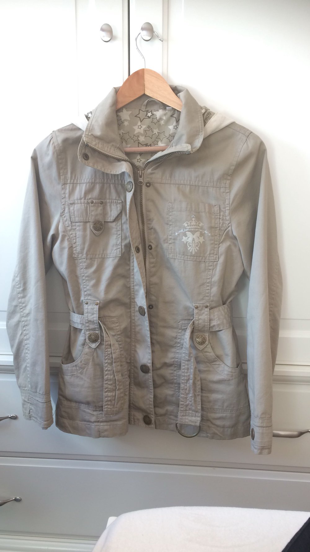 Beige Frühlingsjacke