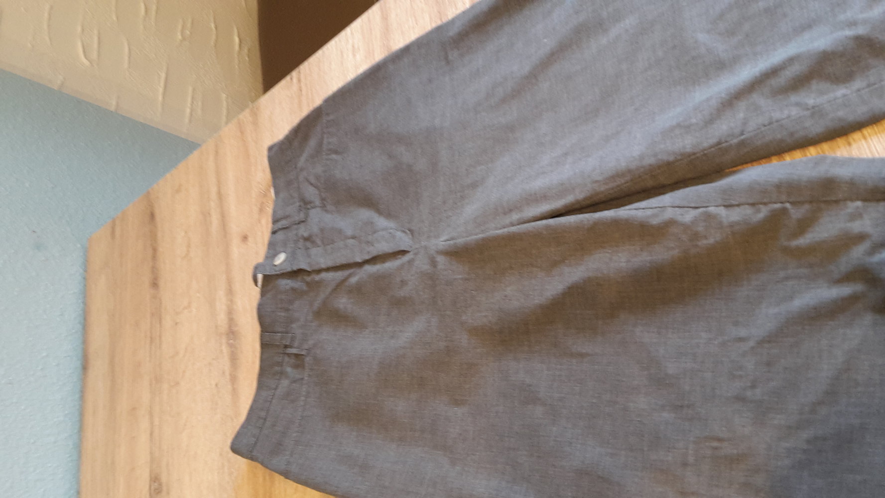 Revanche Gr.S/36 sommer Hose grau Business büro chic ganz leicht