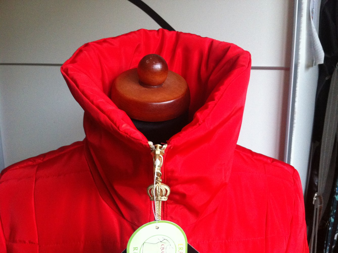 POMPÖÖS DESIGN Harald Glöckler Volantjacke gefüttert 2-Wegezipper