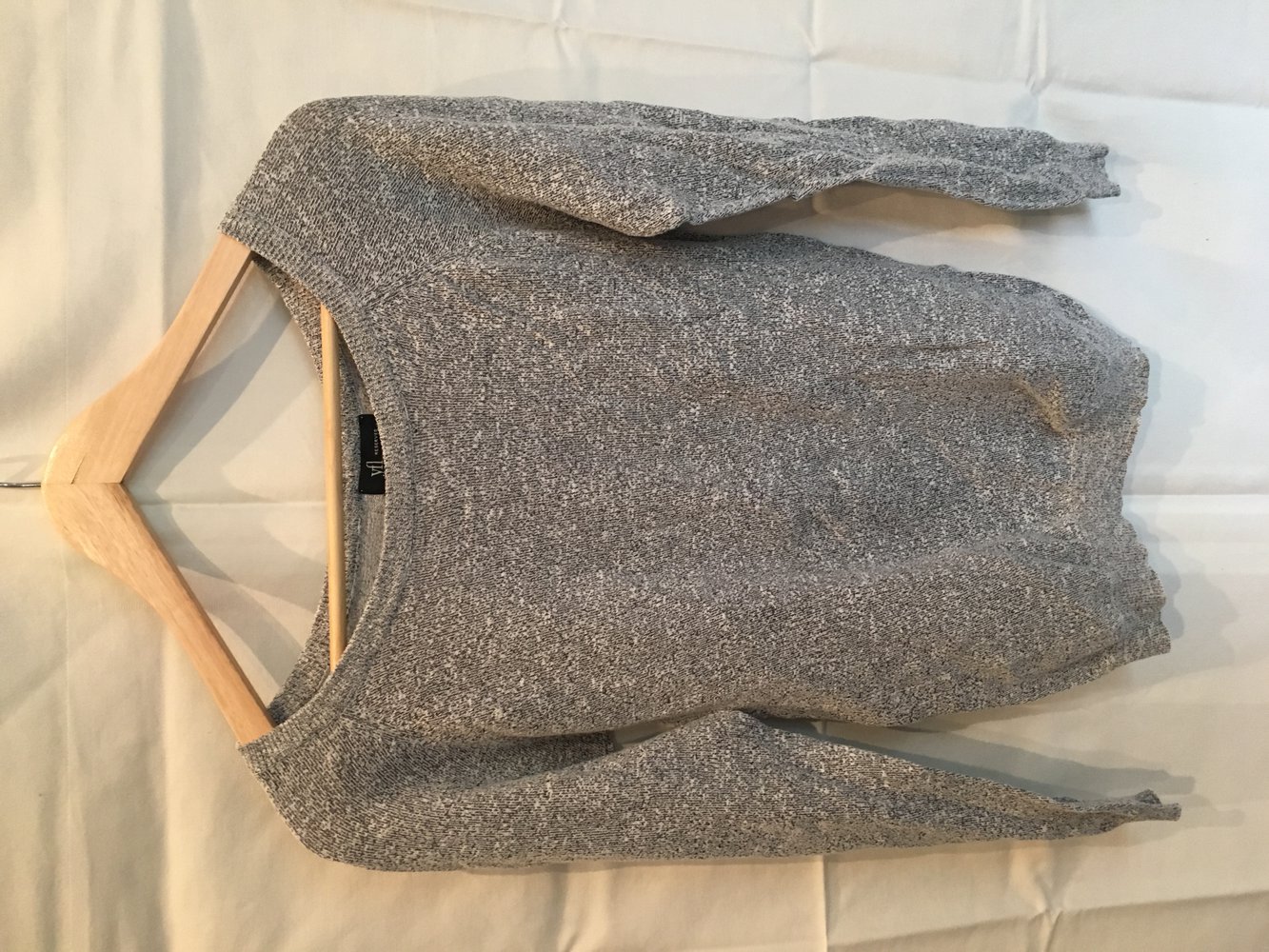 Grau meliertes Shirt