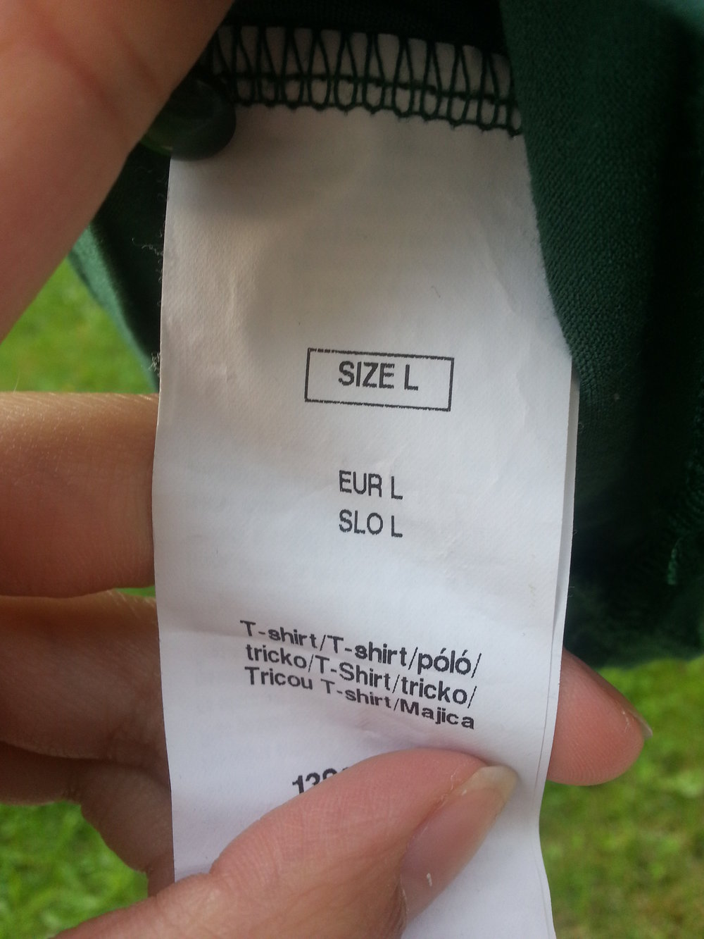 Shirt grün Orsay Basic dreiviertel