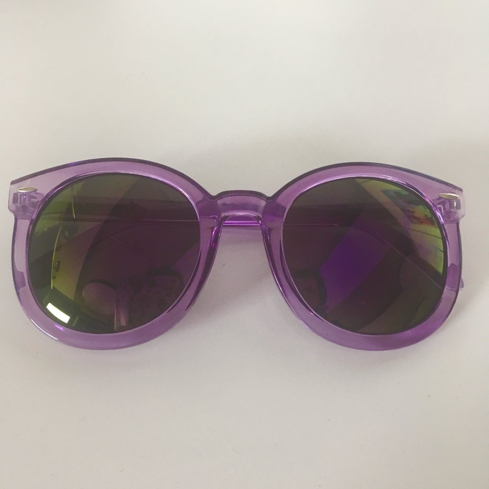 Sonnenbrille lila/violett verspiegelt