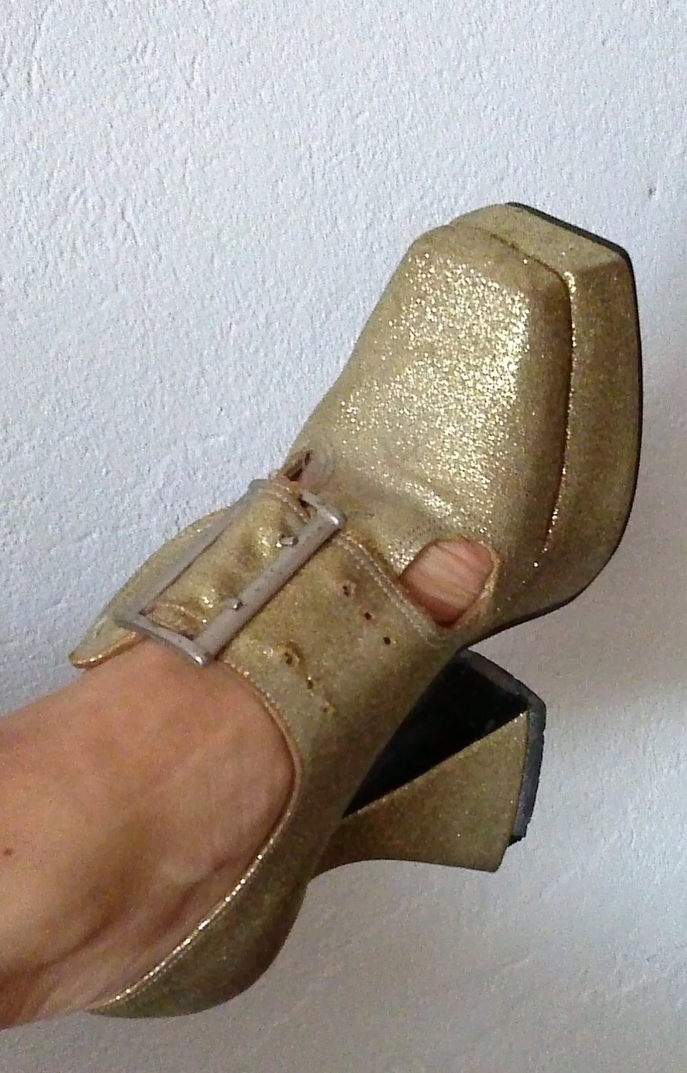 ORIGINAL 70er Jahre Plateau Schuhe