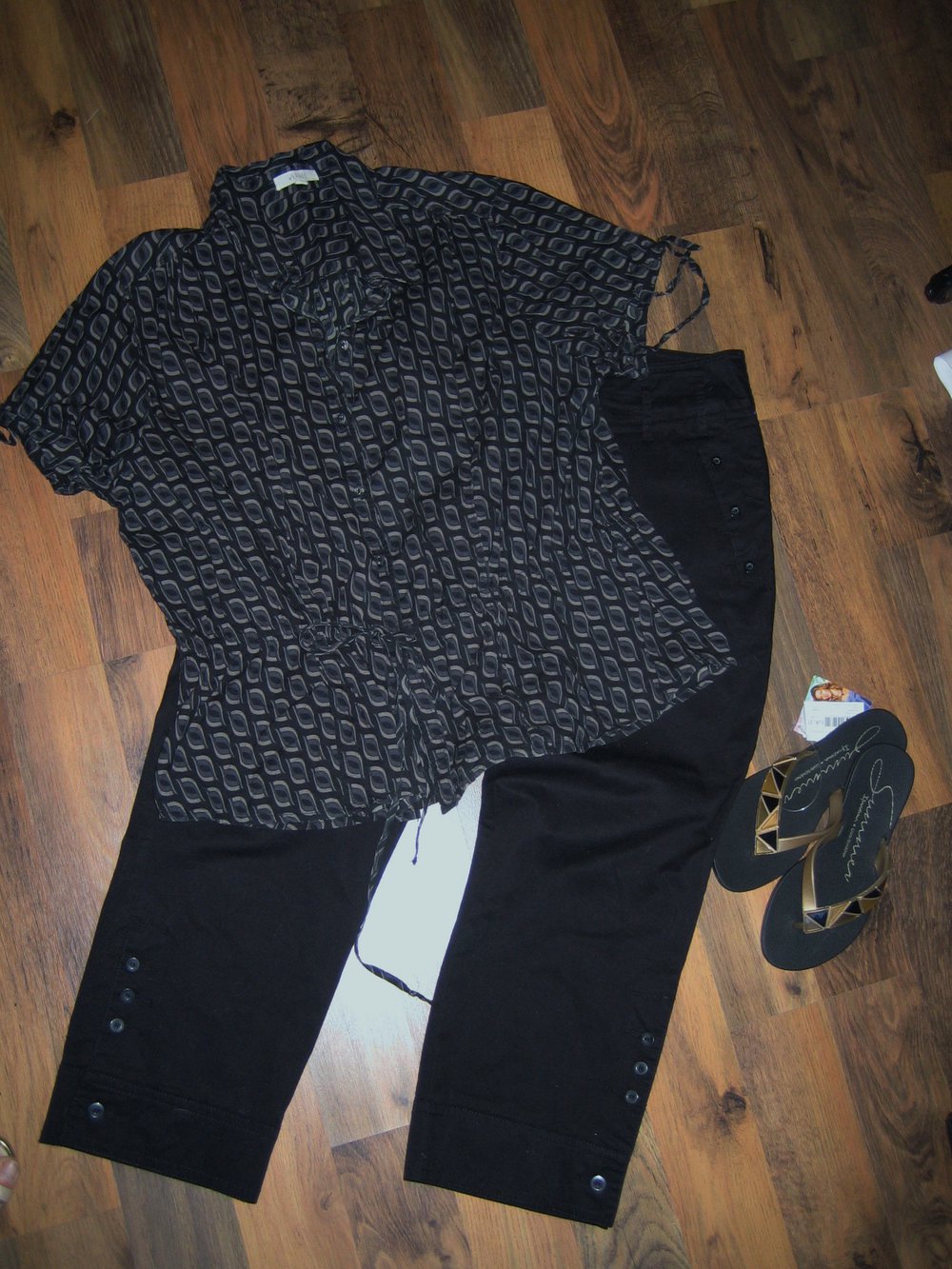 Caprihose schwarz wie neu