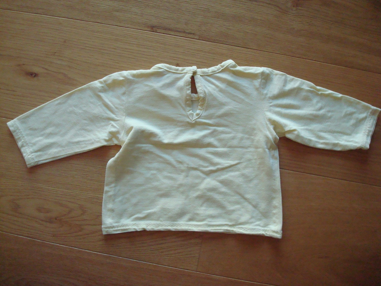 süßes Langarmshirt mit Strass Gr. 62/68