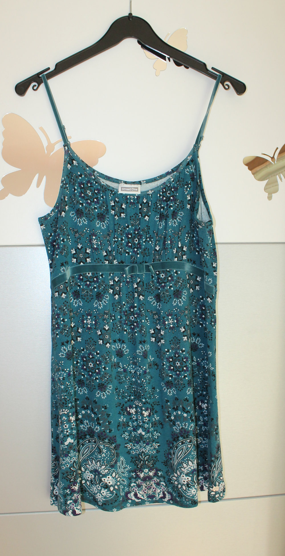 schönes Babydoll Oberteil in petrol grün