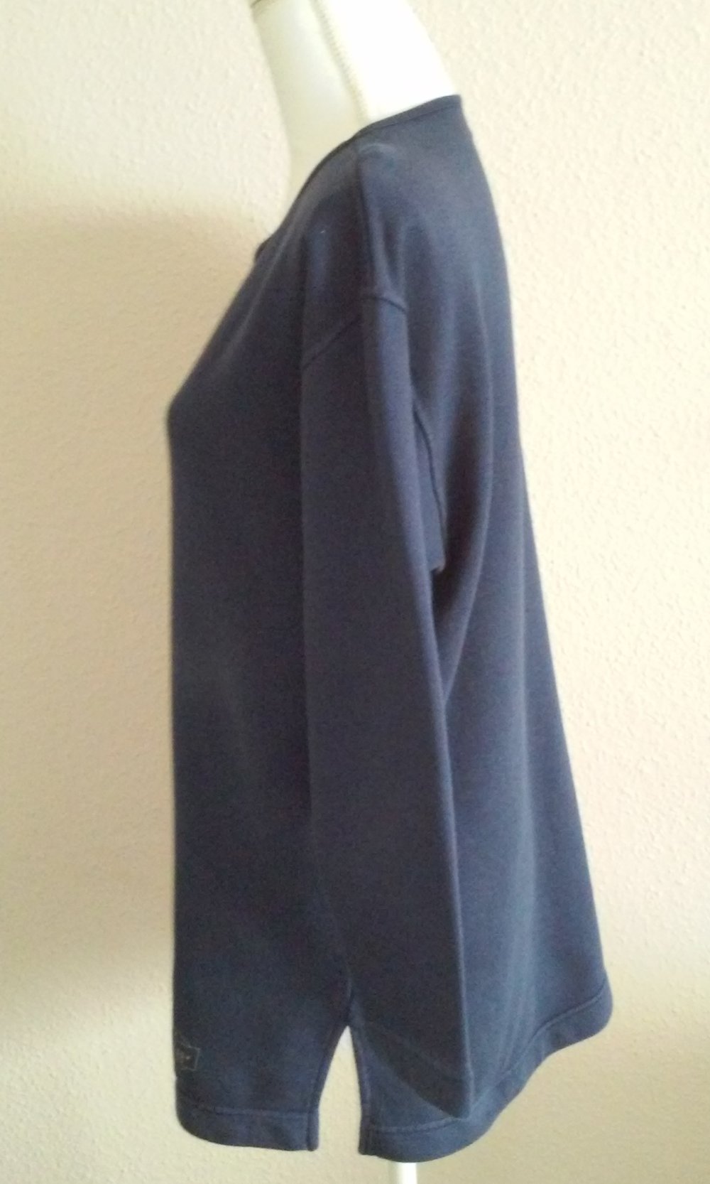 Sweatshirt Langarm Shirt Rundhals Pulli angeraut Freizeit Sport Basic Oberteil Jeanswear ER SIE