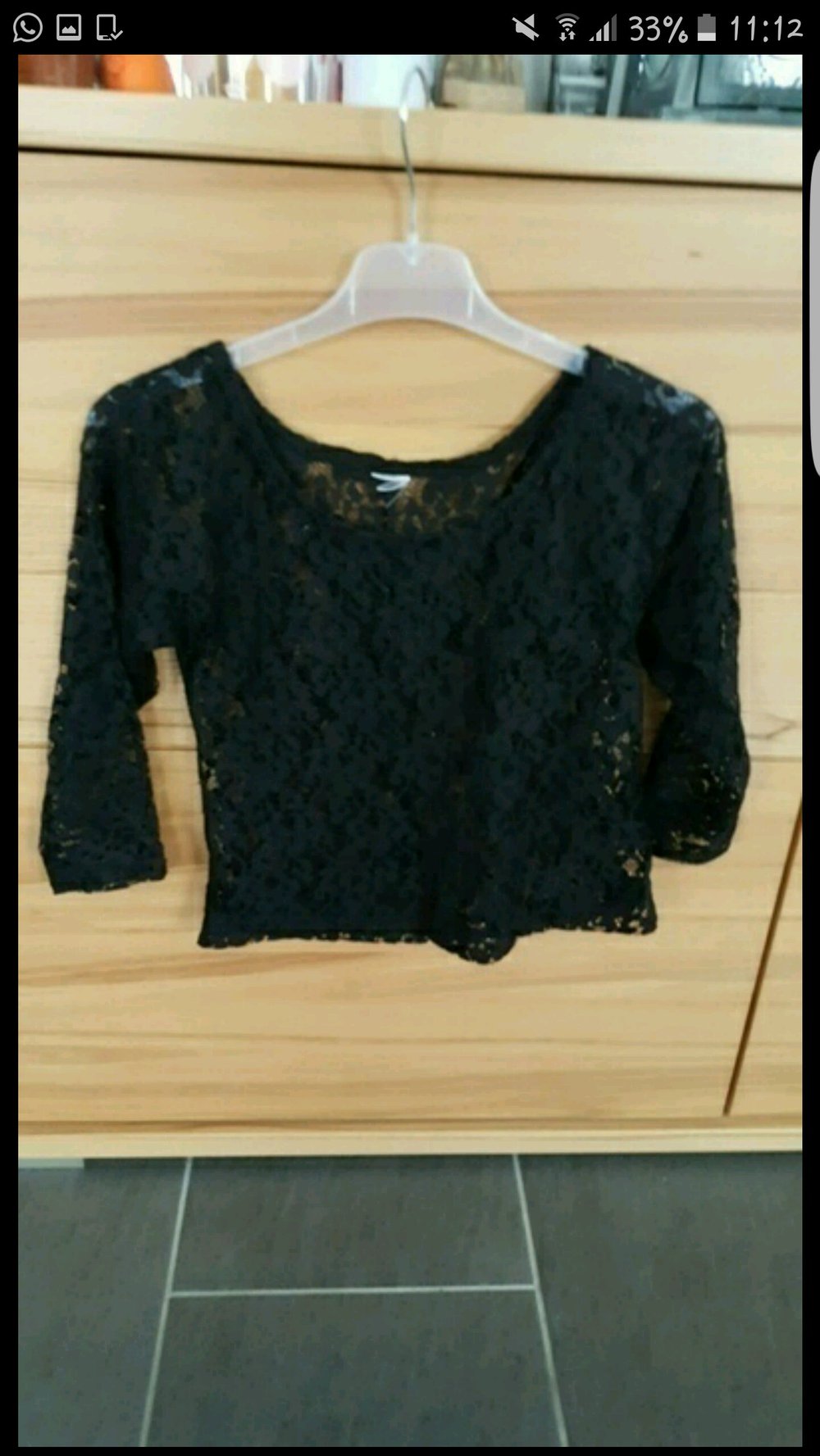 spitzenshirt von H&M 