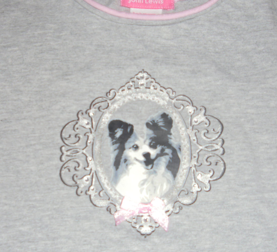 John Lewis/engl.-zuckersüßes t-Shirt Gr.9/10 ca 134/140