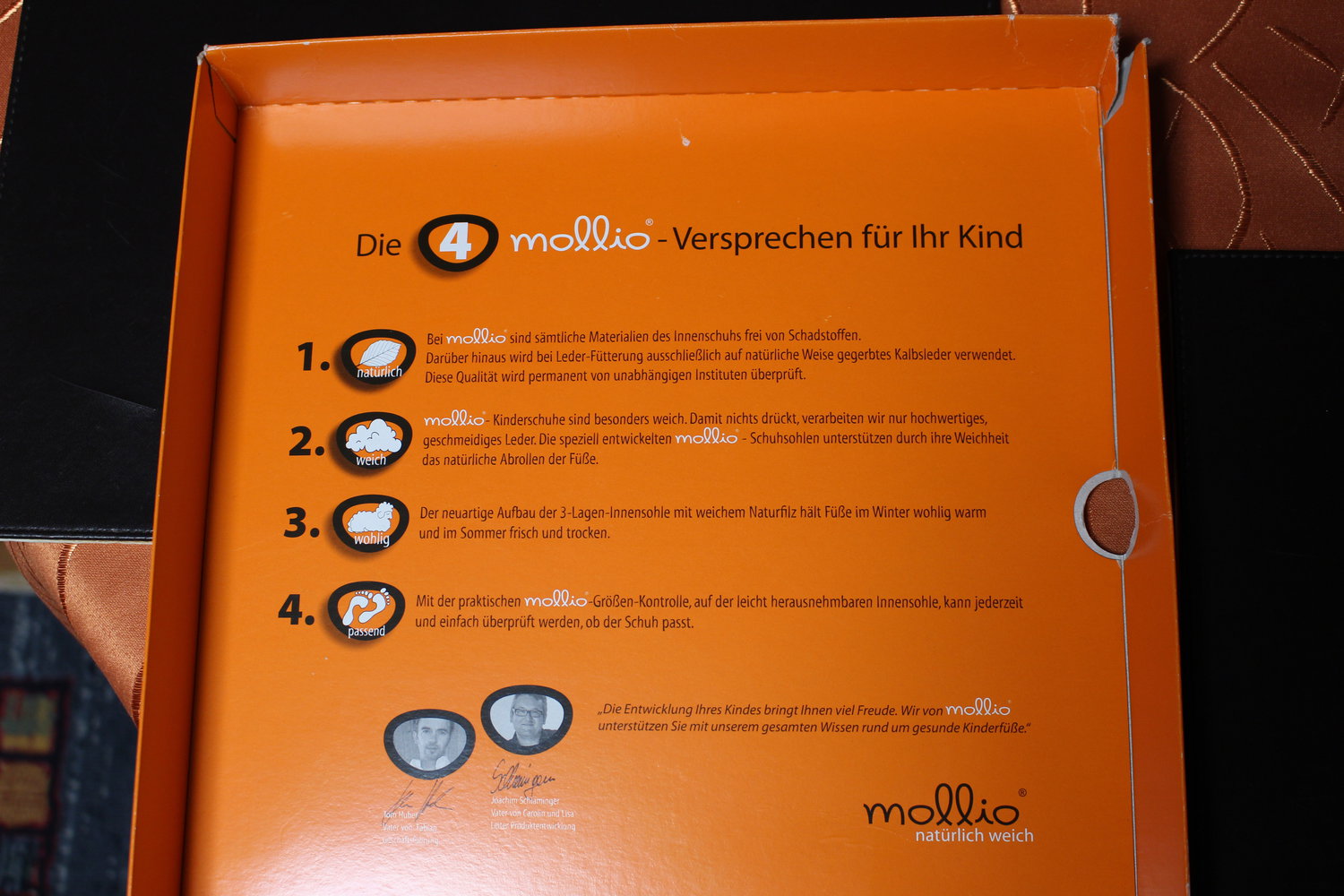 224. Winterlederstiefel von Mollio, Gr. 31