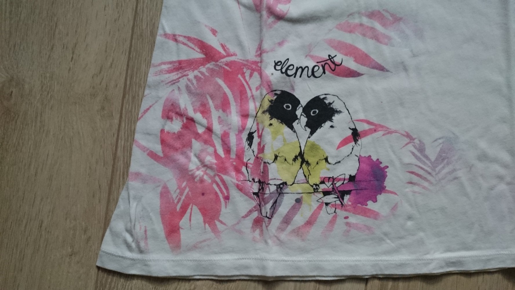 T-Shirt mit Vogel-Print