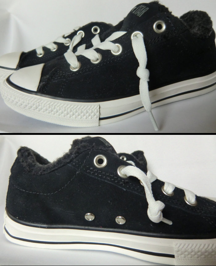 Schwarze Chucks - Slipper!