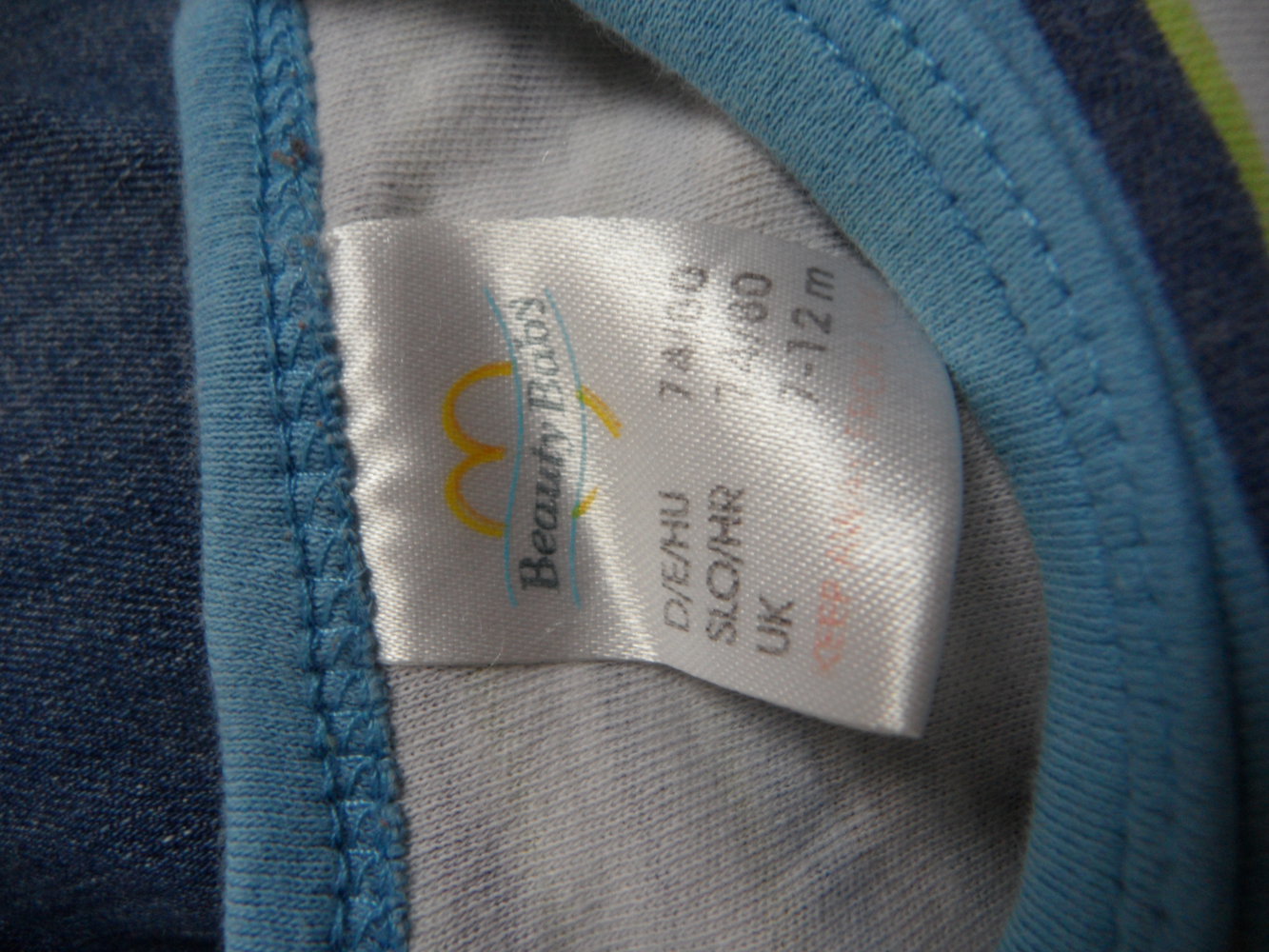 geringelter Body Ringelbody halbarm