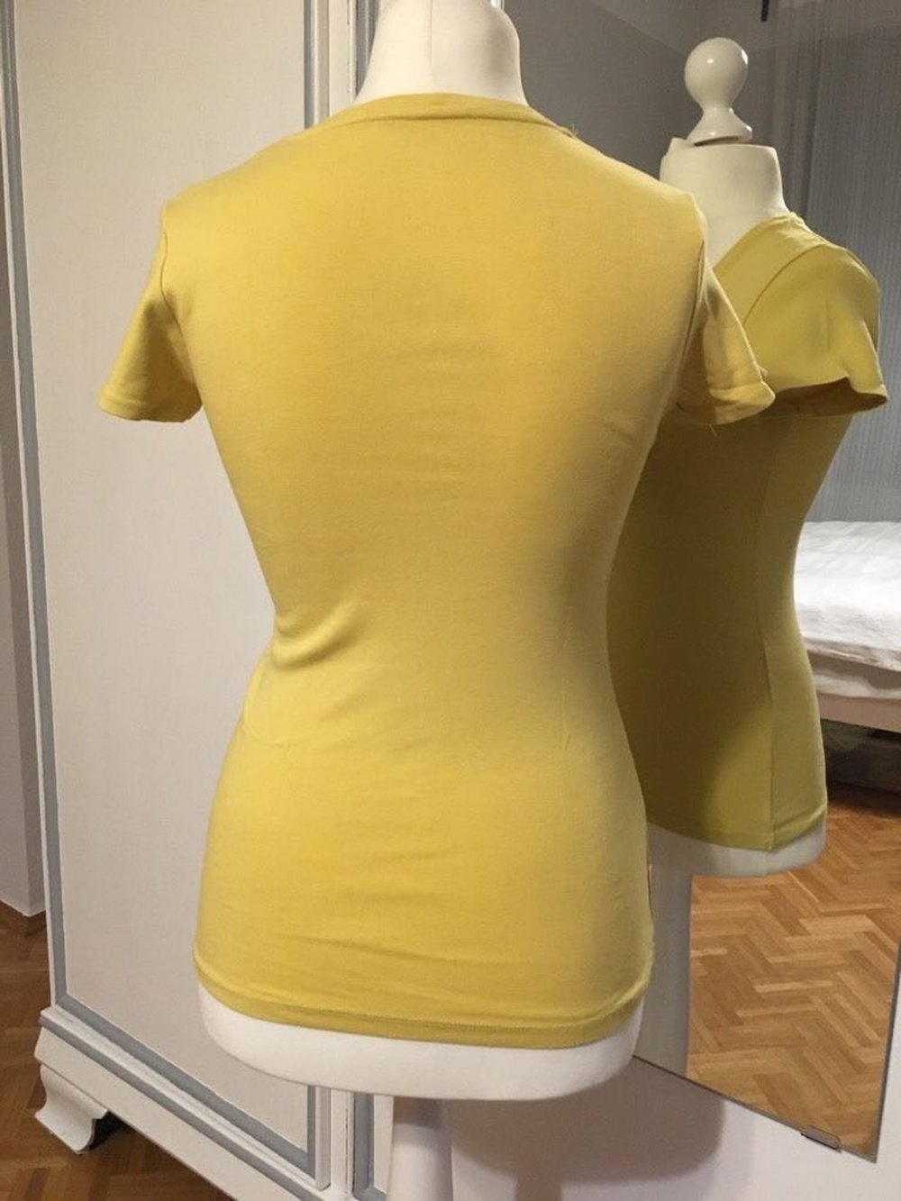 Shirt Oberteil T-Shirt H&M gelb Größe M
