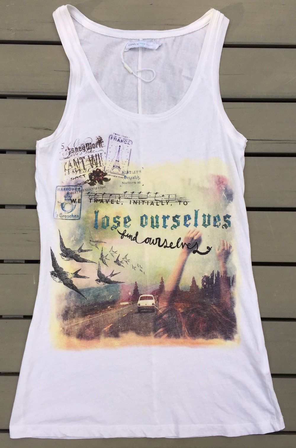 ONLY Tanktop TOP •Road Trip• Gr. S