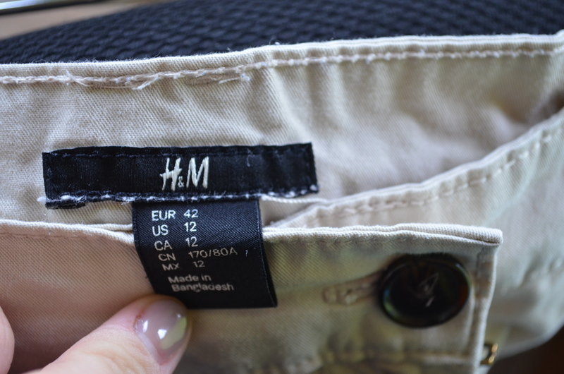 Beige Hotpants H&M