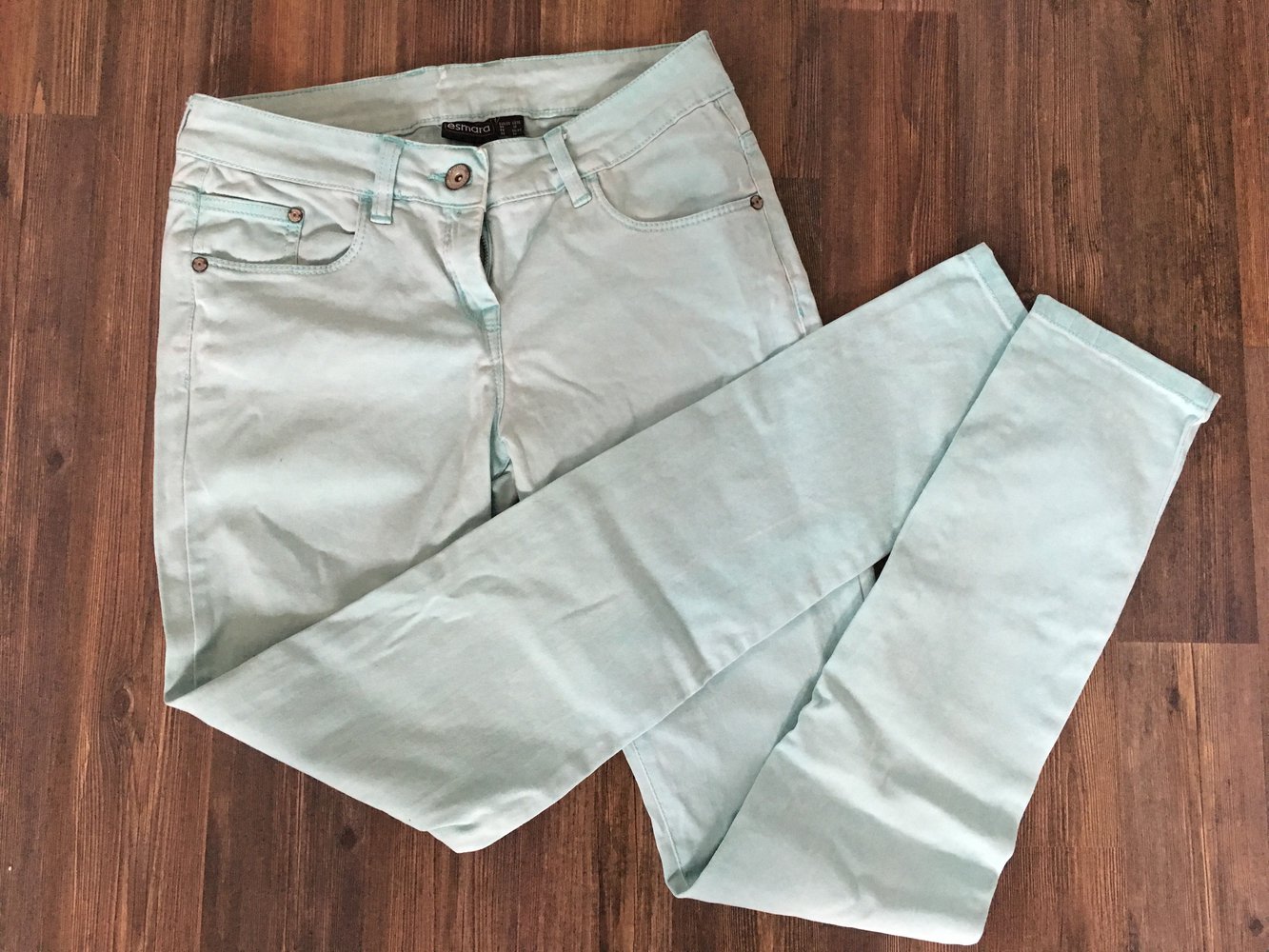 Neue Hellblaue Jeans Röhrenjeans Röhrenhose Hose 