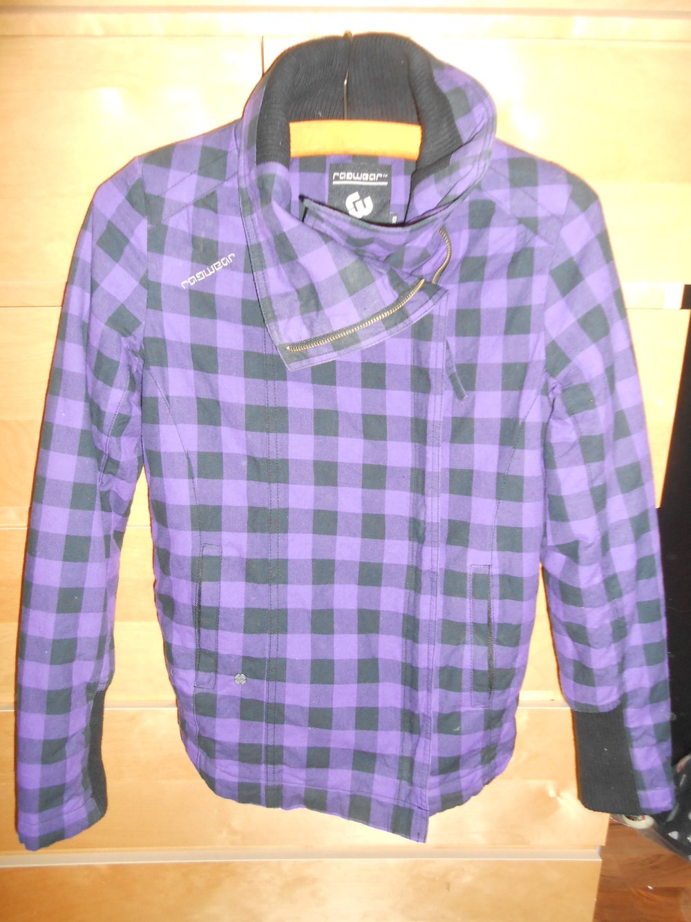 ragwear Mantel Jacke lila schwarz XS