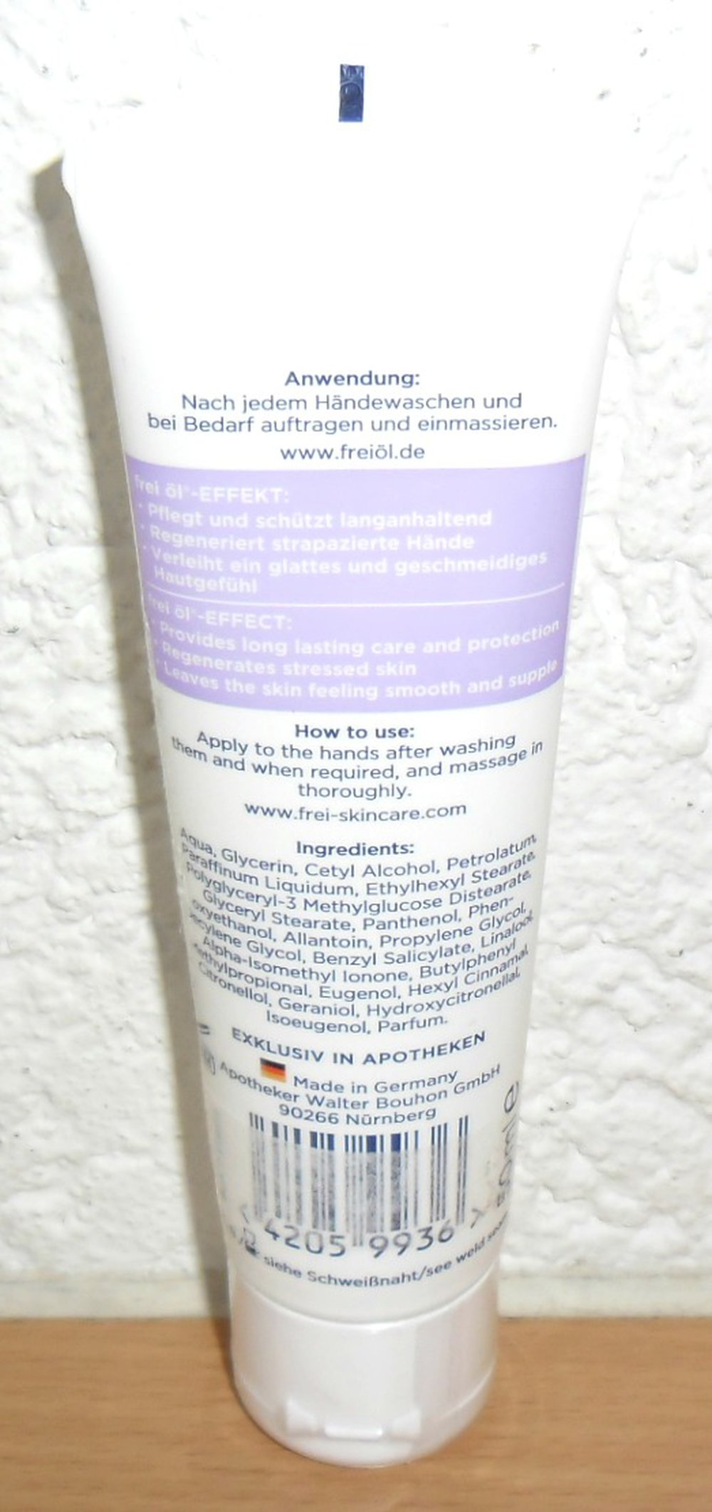 frei öl HandCreme für trockene Haut 50 ml