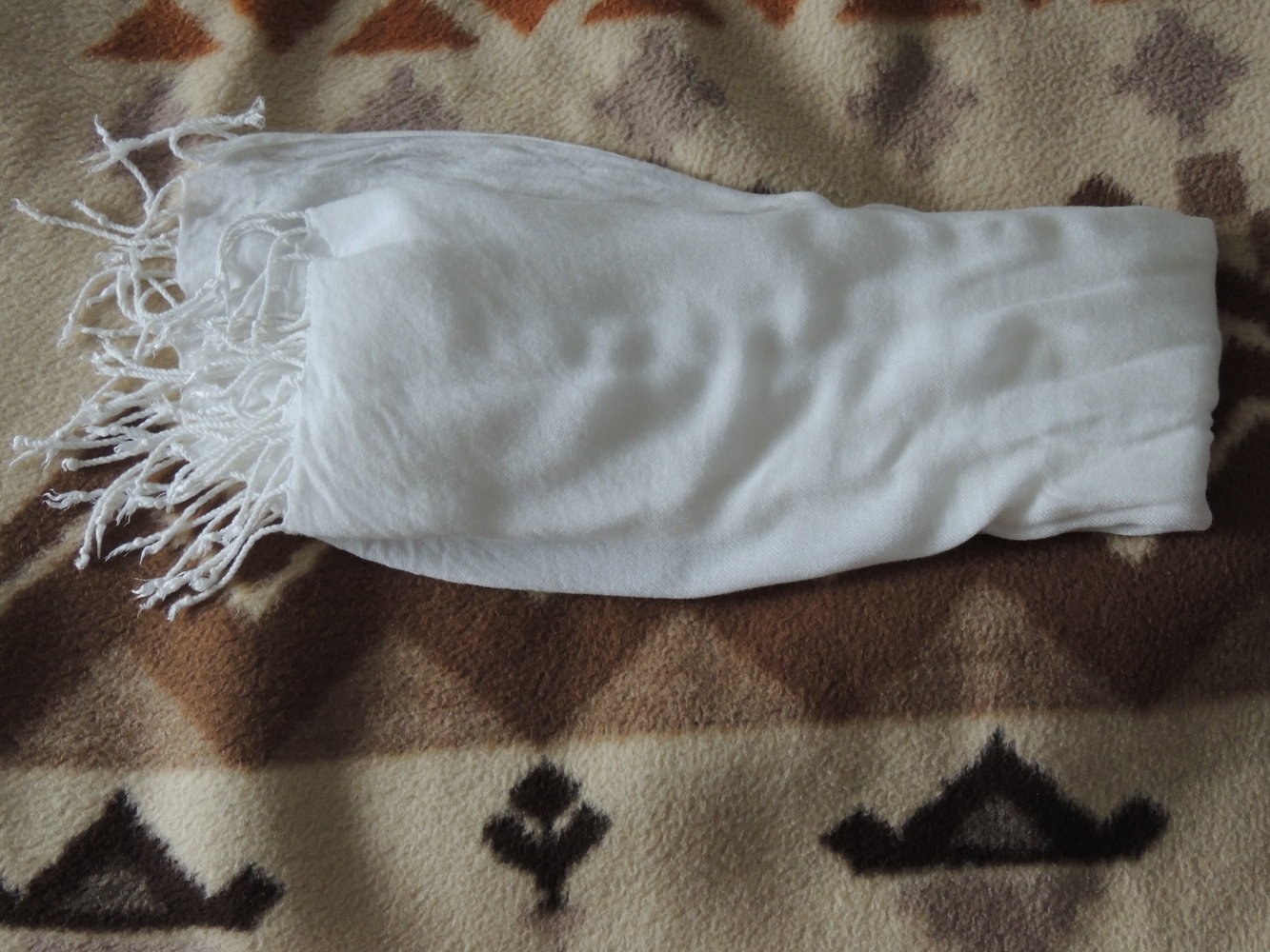 Weißer Schal von C&A