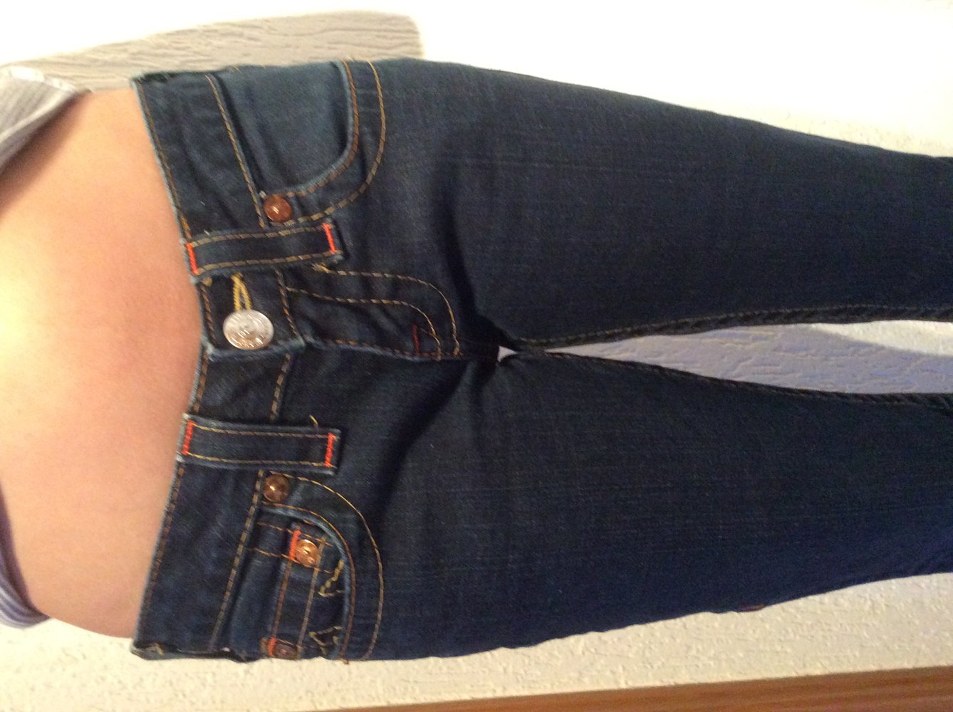 True Religion Brand Jeans  Style Kate 7/8 hise Röhre Größe 25 neuwertig 