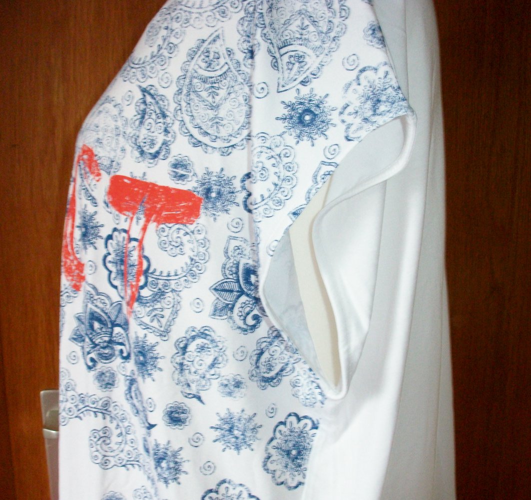 #Plussize C&A #Clockhouse T-Shirt mit Print, weiß, Gr. 54, ungetragen