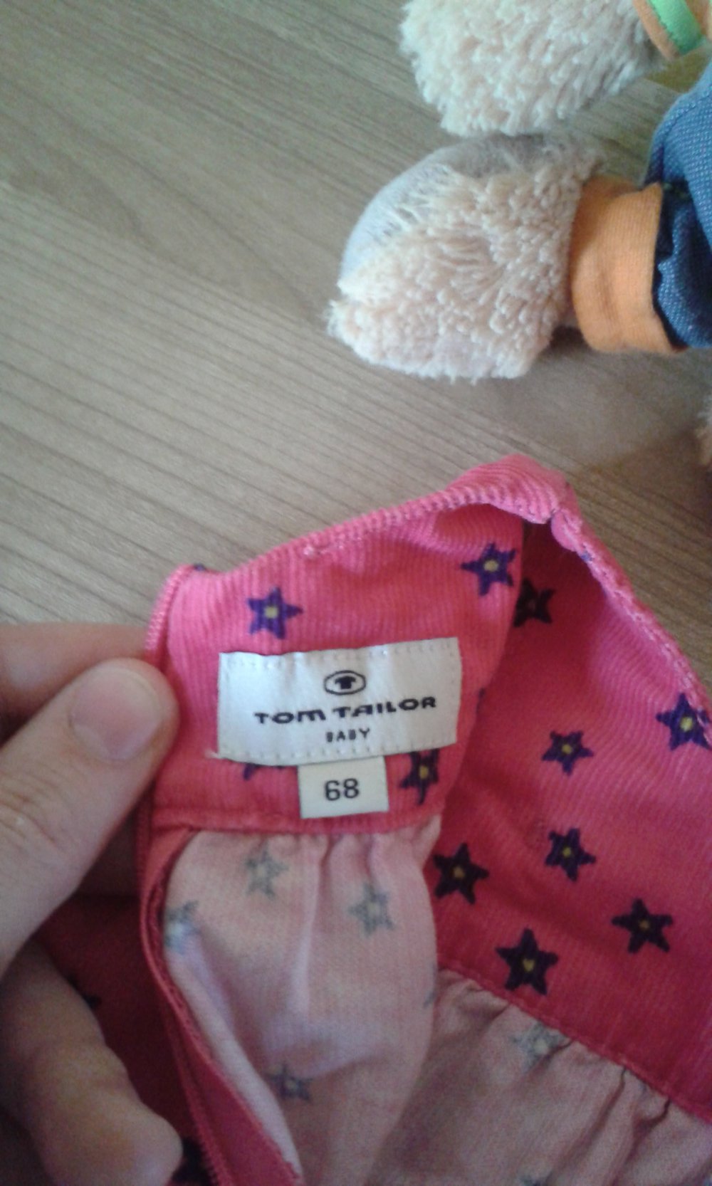 neuwertiges super schönes und zuckersüßes Kleid in pink von Tom Tailor in Gr. 68