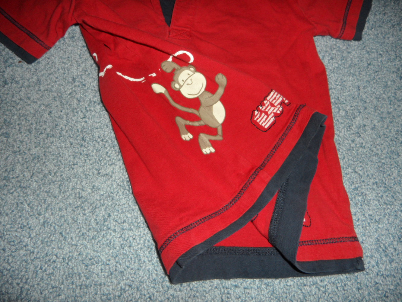 s.Oliver tolles Polo-Shirt Hemd mit Affe