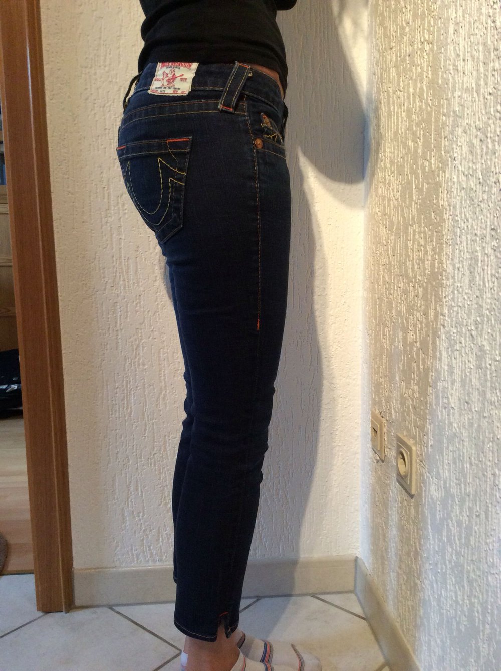 True Religion Brand Jeans  Style Kate 7/8 hise Röhre Größe 25 neuwertig 