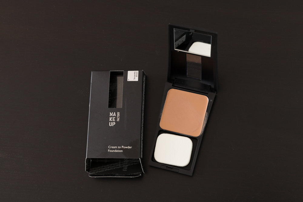 Make up Factory Cream to Powder Foundation Terracotta Brown 6