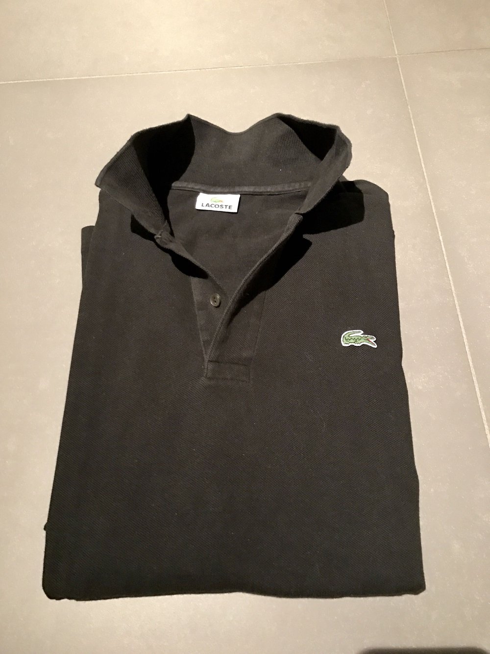 Lacoste Polo Shirt L 7 Braun