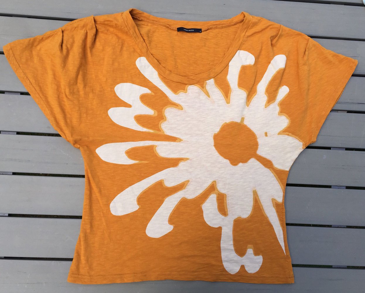 VERO MODA Oversize T-SHIRT •Helen Top• curry Gr. M