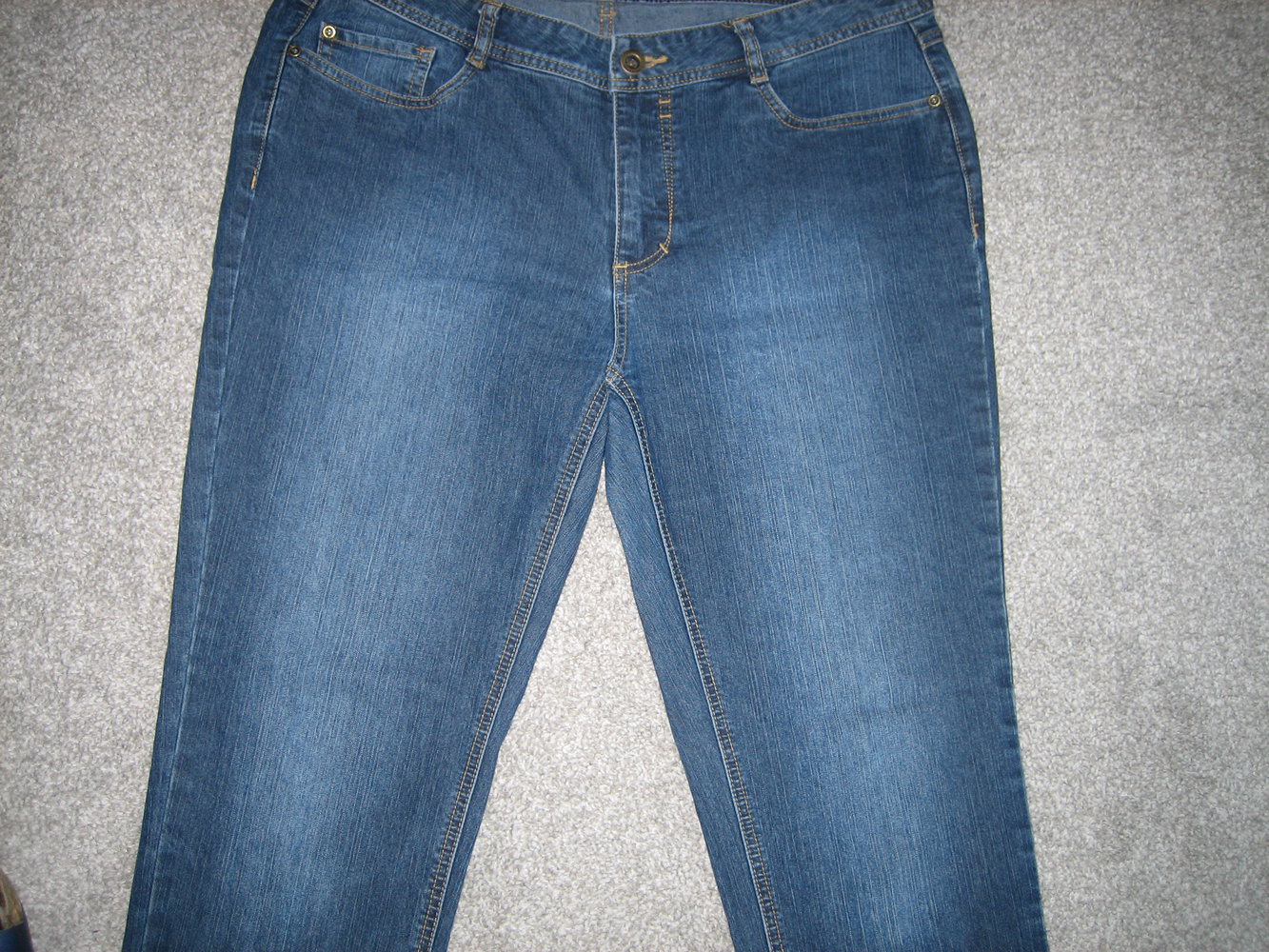 Superbequeme Jeans Gr. 42, vorteilhafter, perfekter Schnitt - ein Lieblingsteil!