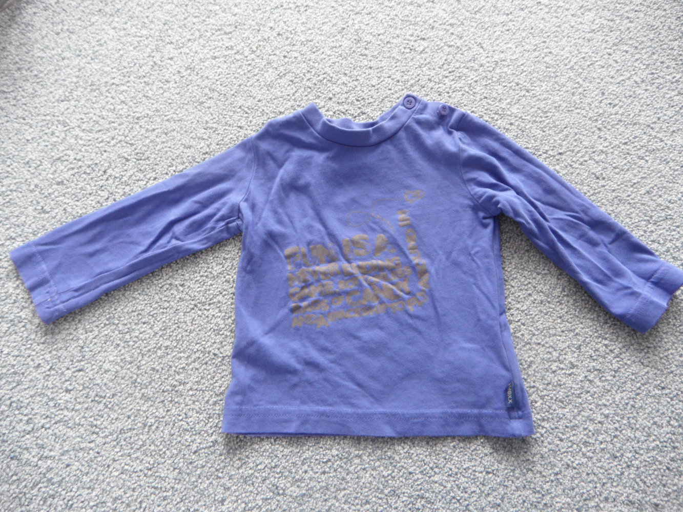 Mexx süßes Langarmshirt in tollem Blauston für kleine Raumfahrer 