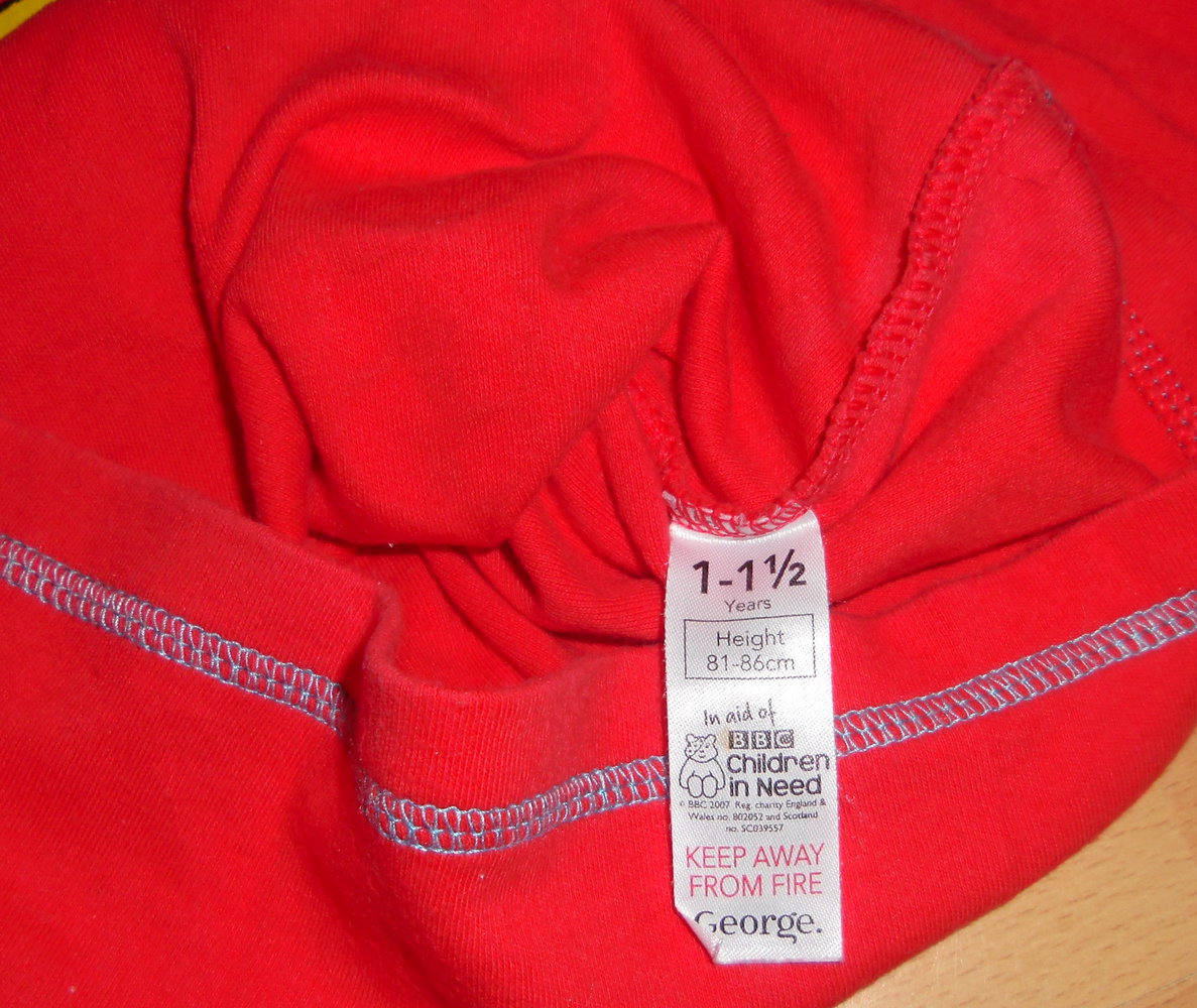 Pudsey Bear at George/ ganz süßes Langarmshirt Gr. 1- 1 1/2 y ca 80/86