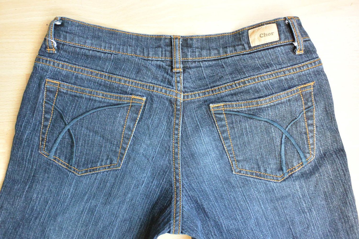 Schicke Jeans von CHOR, boot-cut, Damen, dunkelblau, Grösse 36